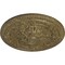 Ekena Millwork Vincent Ceiling Medallion (Fits Canopies up to 6"), Hnd-Painted Mississippi Mud Crackle, 26"OD x 3"P CM26VIMMC - alternate 2